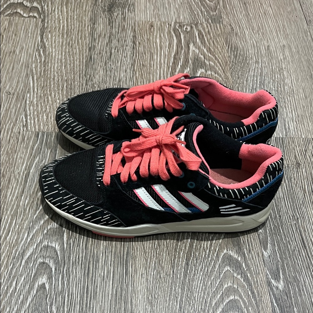 Women’s Black and Pink Sneakers